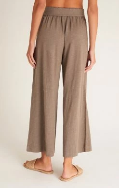 ZSupply Yara Moss Grey Slub Pant Bottoms 12 ZSupply Yara Moss Grey Slub Pant Bottoms