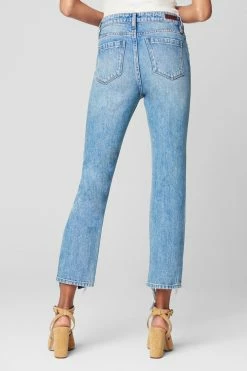 BlankNYC Madison Double Agent Light Wash Straight Jean Bottoms