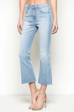 Hidden Jeans Happi MR Basic Crop Flare Jean Bottoms