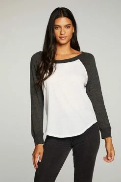 CHASER Triblend Jersey Baseball Tee Tops
