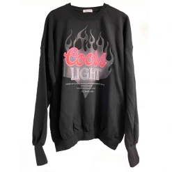 The Laundry Room Tops Coors Flames Sweatshirt