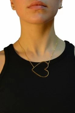 Lunachick ACCESSORIES Large Open Your Heart Necklace 8 Lunachick ACCESSORIES Large Open Your Heart Necklace