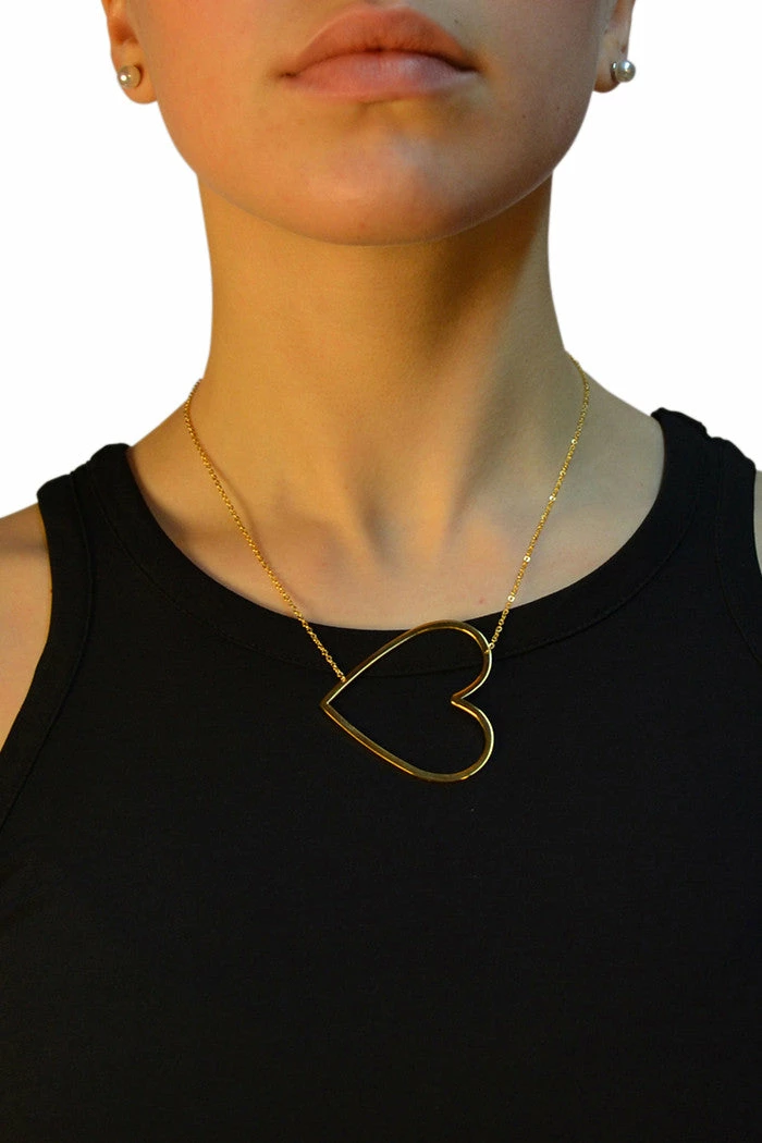 Lunachick ACCESSORIES Large Open Your Heart Necklace 5 Lunachick ACCESSORIES Large Open Your Heart Necklace