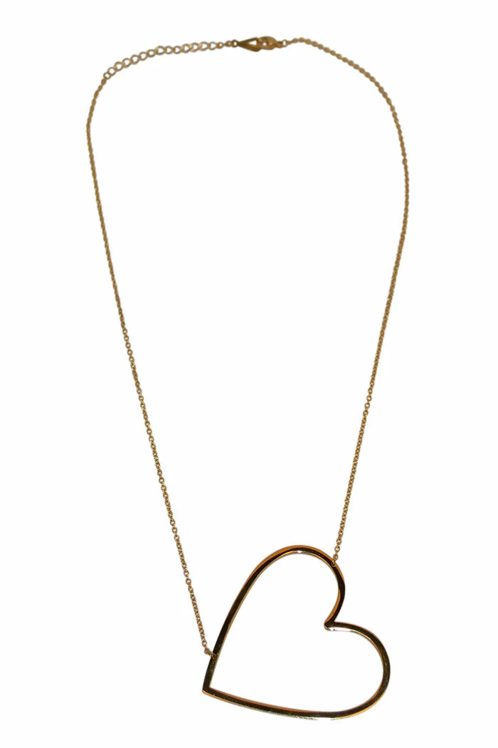 Lunachick ACCESSORIES Large Open Your Heart Necklace 4 Lunachick ACCESSORIES Large Open Your Heart Necklace