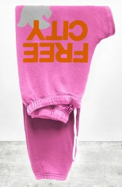 Free City FREECITYLARGE Pinklight Sweatpant Bottoms