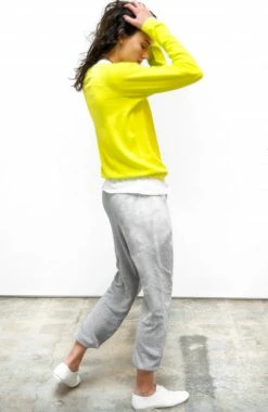 Free City FREECITY Lucky Rabbits Yellow Sweatshirt Tops 11 Free City FREECITY Lucky Rabbits Yellow Sweatshirt Tops