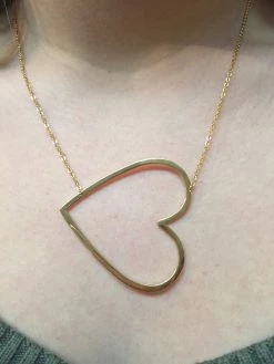 Luna Chick Sales 14 Lunachick ACCESSORIES Large Open Your Heart Necklace