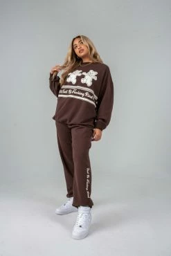 Mayfair Group Just Be F***ing Kind Brown Sweatpant