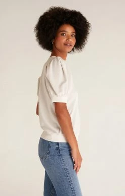 ZSupply Tops Isla Sandstone French Terry Tee