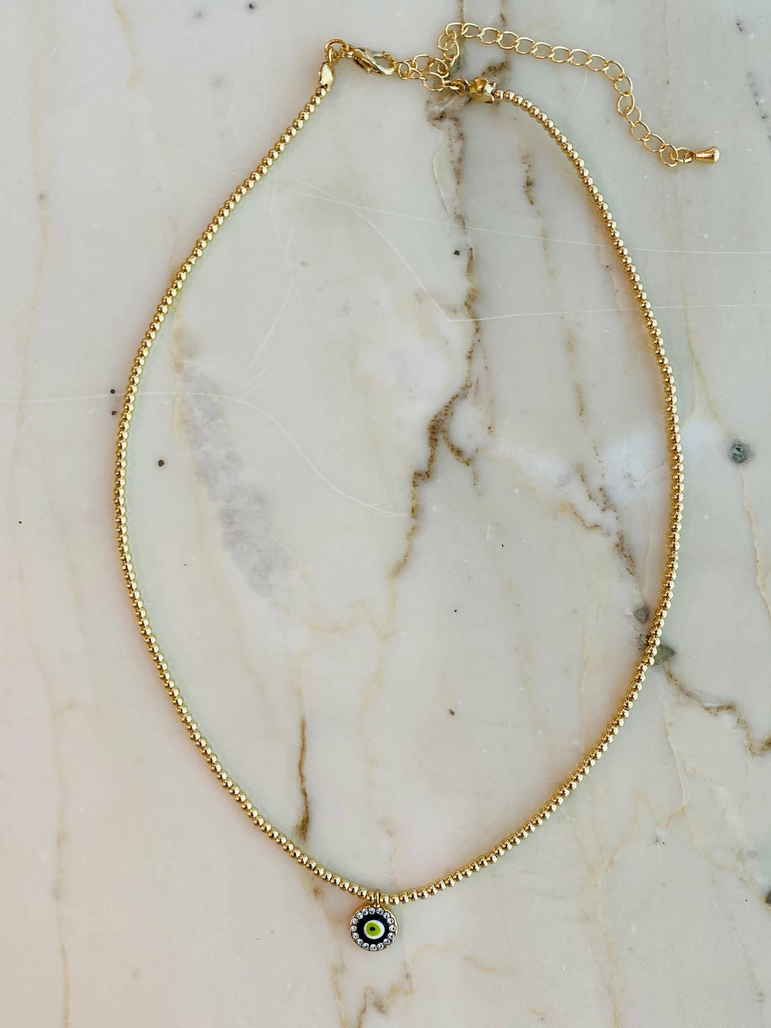 Rae & Jade ACCESSORIES Larissa Evil Eye Beaded Choker 3 Rae & Jade ACCESSORIES Larissa Evil Eye Beaded Choker