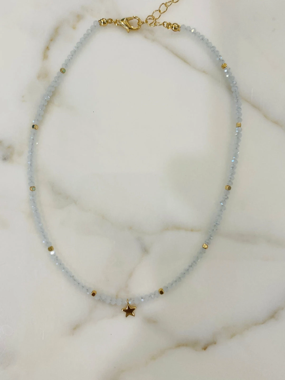 Rae & Jade Mini Beaded Choker With Gold Star ACCESSORIES 3 Rae & Jade Mini Beaded Choker With Gold Star ACCESSORIES