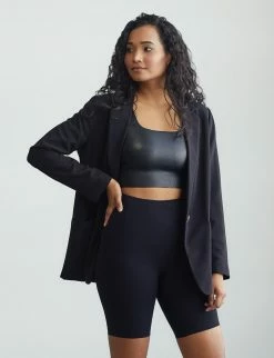 Commando Bottoms Black Neoprene Bike Short