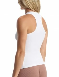 Commando Tops Luxury White Rib Tank 8 Commando Tops Luxury White Rib Tank