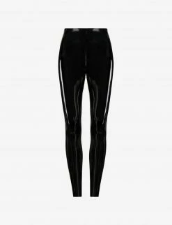 Commando Black Faux Patent Leather Legging Bottoms
