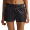 Commando Black Faux Leather Relaxed Short