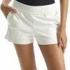 Commando Bottoms White Faux Leather Relaxed Short 1 Commando Bottoms White Faux Leather Relaxed Short
