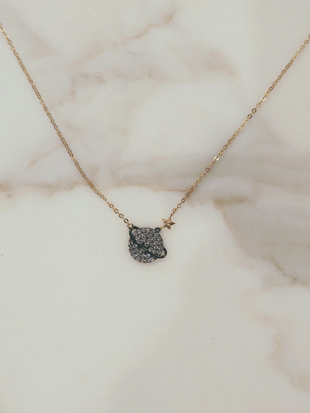 Rae & Jade Saturn Sky Pendant 3 Rae & Jade Saturn Sky Pendant