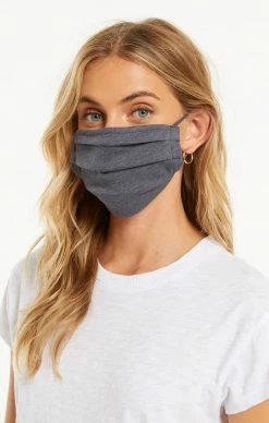 Luna Chick ACCESSORIES Dusty Navy Tie Dye Mask 4-Pack