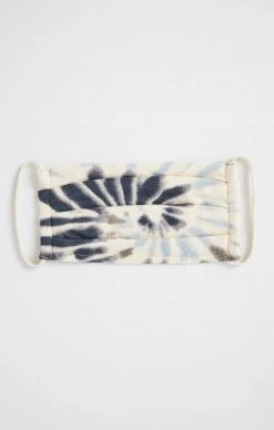 Luna Chick ACCESSORIES Dusty Navy Tie Dye Mask 4-Pack