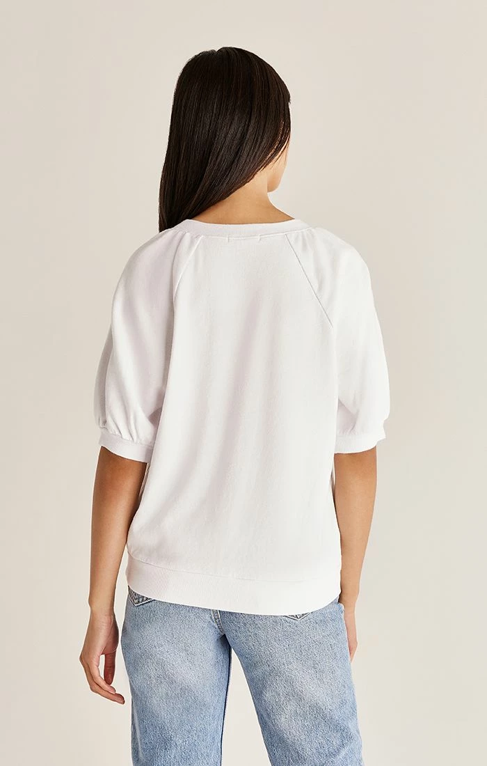 ZSupply Gianna White Terry Tee Tops 8 ZSupply Gianna White Terry Tee Tops