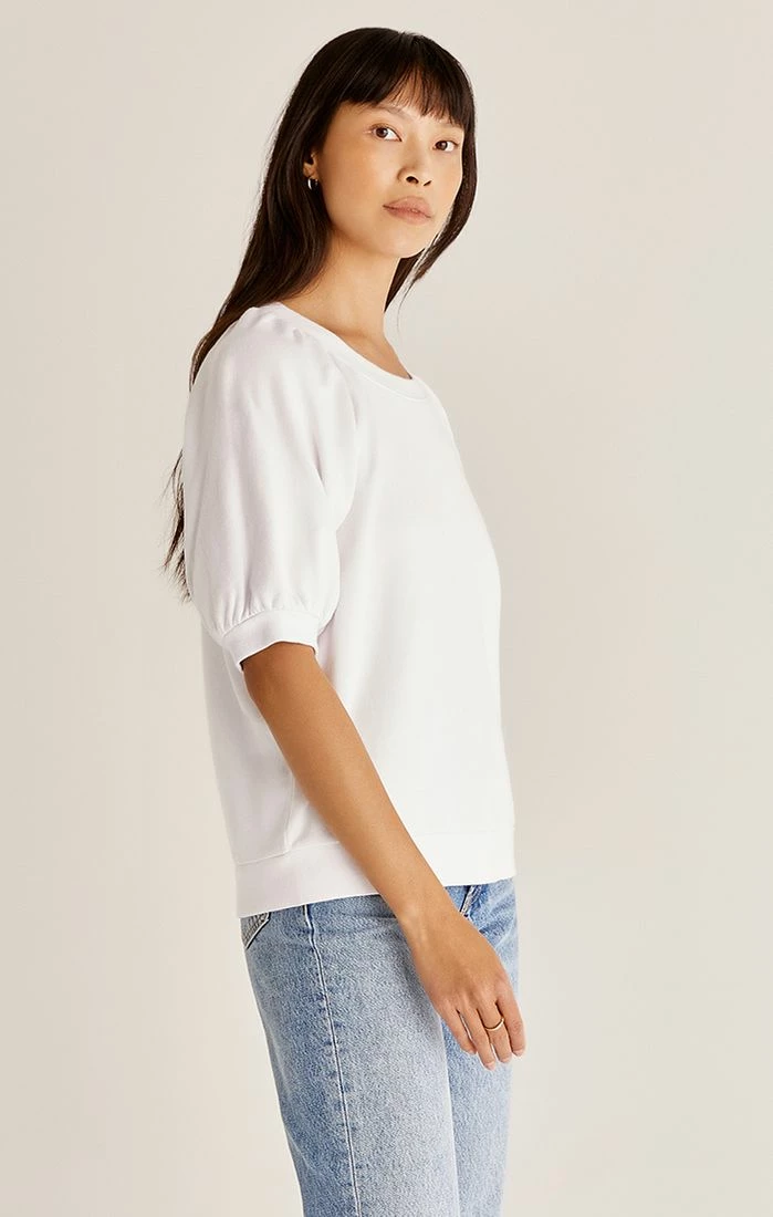 ZSupply Gianna White Terry Tee Tops 5 ZSupply Gianna White Terry Tee Tops