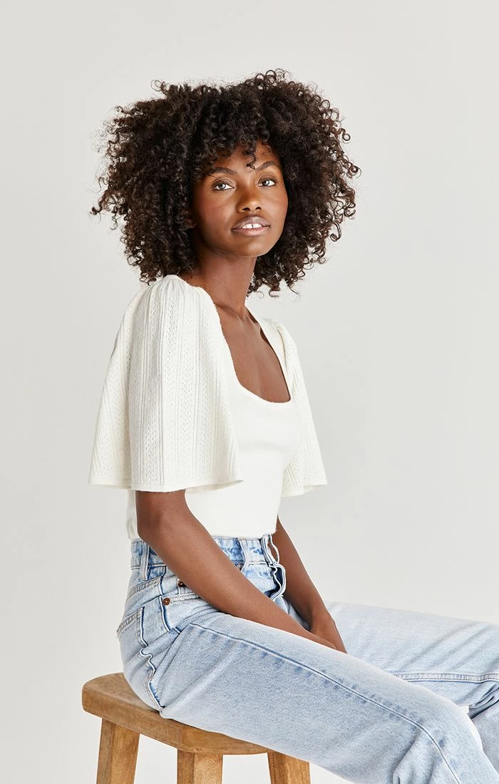 ZSupply Gigi Pointelle Sweater Tops 4 ZSupply Gigi Pointelle Sweater Tops