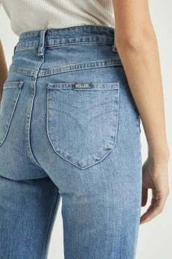 Rolla's Jeans Eastcoast Blue Flare Jean Bottoms