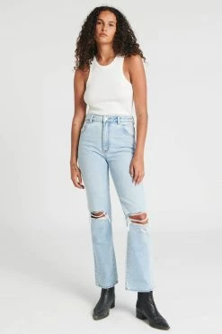 Rolla's Jeans Bottoms Original Straight Sunbleach Worn Jean 12 Rolla's Jeans Bottoms Original Straight Sunbleach Worn Jean