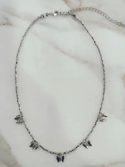 Rae & Jade ACCESSORIES Butterfly Beaded Choker
