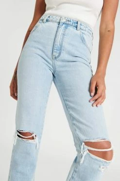 Rolla's Jeans Bottoms Original Straight Sunbleach Worn Jean 11 Rolla's Jeans Bottoms Original Straight Sunbleach Worn Jean