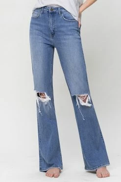 Flying Monkey 90's Vintage Super High Rise Flare Jean