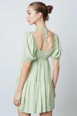 Cotton Candy Dresses Padma Sage Green Dress
