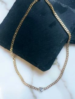 Rae & Jade Corazon Cuban Link Choker ACCESSORIES