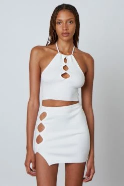 Cotton Candy Jessie White Mini Skirt Bottoms 10 Cotton Candy Jessie White Mini Skirt Bottoms