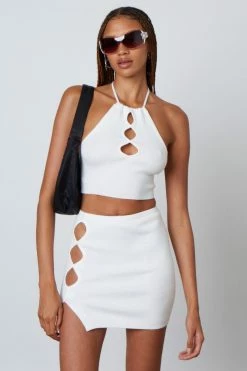 Cotton Candy Jessie White Mini Skirt Bottoms 9 Cotton Candy Jessie White Mini Skirt Bottoms