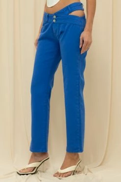 Et Clet Gibson Blue Straight Jean