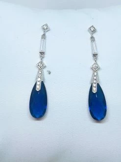 Rae & Jade Deco Azul Earring