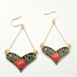Verdier Hearts & Roses Earrings