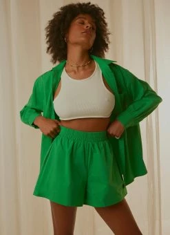 Peppermayo Roaming Jade Green Short Bottoms