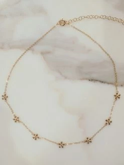 Rae & Jade Flora Sterling Silver Choker