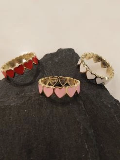 Rae & Jade ACCESSORIES Hearts Around Ring