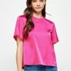 Strut And Bolt Starlet Fuchsia Satin Top Tops 2 Strut And Bolt Starlet Fuchsia Satin Top Tops