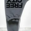 Free City Bottoms FREECITYLARGE Grey Art Pink Sweatpant