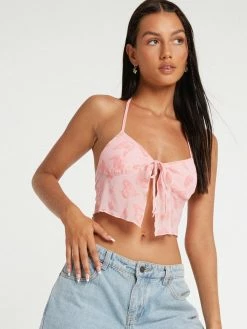 Motel Shara Pink Top