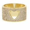 Sahira Pave Heart Ring ACCESSORIES 2 Sahira Pave Heart Ring ACCESSORIES
