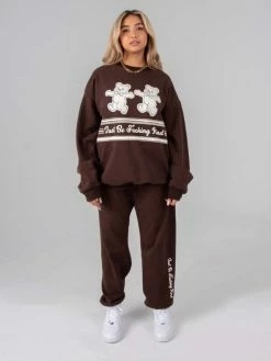 Mayfair Group Just Be F***ing Kind Brown Sweatpant