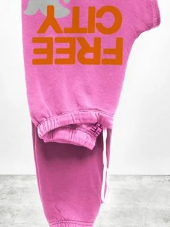 Free City FREECITYLARGE Pinklight Sweatpant Bottoms