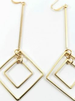 Verdier Matte Geo Drop Earrings