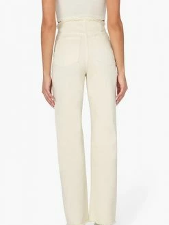WeWoreWhat Bottoms Frayed Off White Denim Jean 11 WeWoreWhat Bottoms Frayed Off White Denim Jean