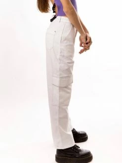 Alice's Lips Bottoms Frankie White Cargo Pant